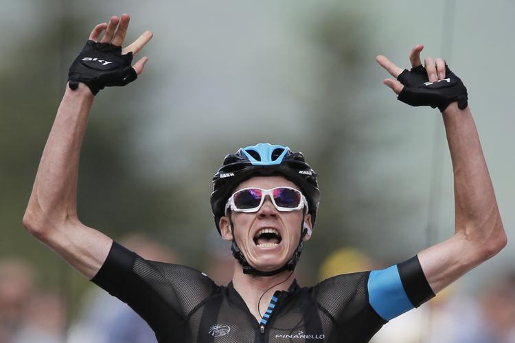 OPTUR. Det har været svingende, hvad Chris Froome har leveret i Franrkig, men lørdag demnostrerede han høj klasse. 