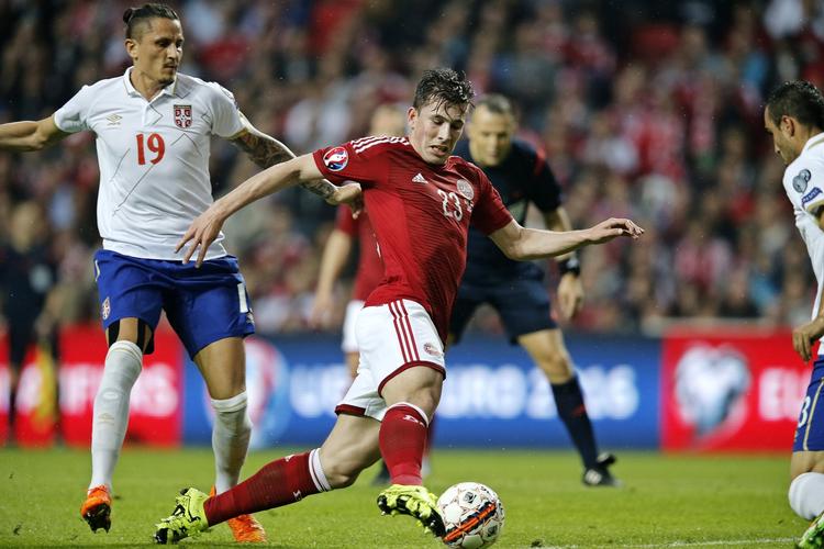 SUCCES. Pierre-Emile Højbjerg spillede igen en flot kamp for Danmark, og FC Bayern-spilleren kan forhåbentlig fastholde niveauet under U21 EM. 