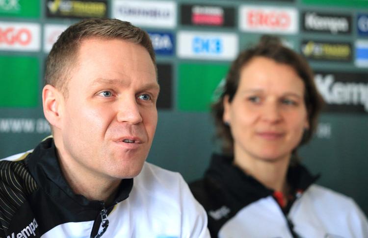 nedtur. Jakob Vestergaard fik ikke den bedste start som tysk landstræner, da hans hold tabte sammenlagt til Rusland og dermed missede kvalifikationen til VM. 