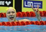 EUROPAREKORD. Med 56,04 sek. kappede Sarah Sjöström i weekenden to hundrededele sekund af sin europarekord i 100 meter butterfly, hvor europamesteren Jeanette Ottesen er den næsthurtigste i verden i år med sine 57,15 sek. fra Barcelona i sidste uge. 