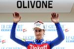 FORMSTÆRK. I går kom Peter Sagan først til Olivone, og tjekken er blandt favoritterne igen i dag. 