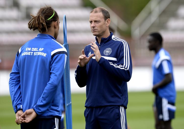 ERFAREN. En af Jess Thorups 10 U21-landsholdsspillere med A-landskampe er Yussuf Poulsen (tv.) 