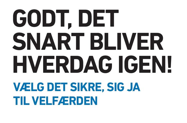 MODSVAR. Venstre har onsdag denne annonce i 15 dagblade landet over. 