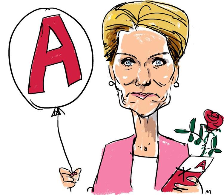 Tegning: Mette Dreyer. 