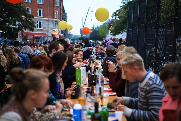 Langborde. Sådan kommer det til at se ud flere steder i byen under Copenhagen Cooking. 