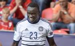 Matchvinder. Pione Sisto skulle bruge små 25 minutter til at score det afgørende mål. 