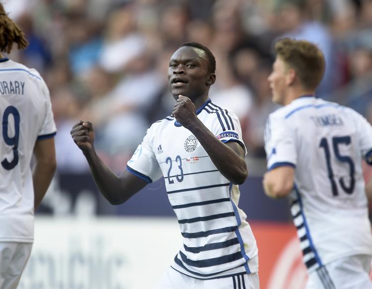 2-1. Pione Sisto fik de sidste 35 minutter på banen. 