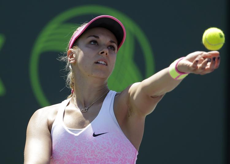 Rrekordkvinde. Lisicky skal i dag i kamp mod Magdalena Rybarikova i kvartfinalen i Birmingham. 