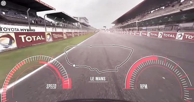OMRINGET. Nu kan du komme med rundt på Le Mans-banen med 360-graders udsyn via YouTube-appen på din smartphone. 