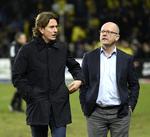 SKILT. Efter næsten to års samarbejde skilles træner Thomas Frank og sportsdirektør Per Rud i Brøndby. 