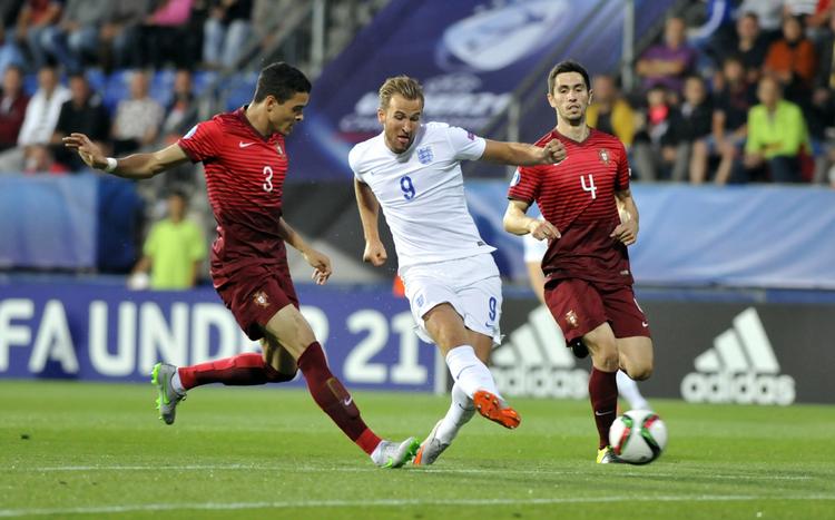 Pres. Harry Kane, der kom til få afslutninger mod Portugal, kan med sin tilstedeværelse skabe tvivl om rollefordelingen på det engelske hold. 