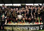 enighed. FC Midtjyllands nykårede danske mestre og de øvrige topklubber har mest at tabe med den nye turneringsstruktur for Superligaen. 