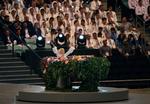 Apolitisk. Lady Gaga optrådte ved åbningsceremonien til European Games for snart to uger siden. 