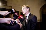 Mindretalsregering. »Det mest realistiske er, at der bliver dannet en Venstre-mindretalsregering«, sagde DF-formand Kristian Thulesen Dahl, inden han gik ind til aftenens forhandlinger. 