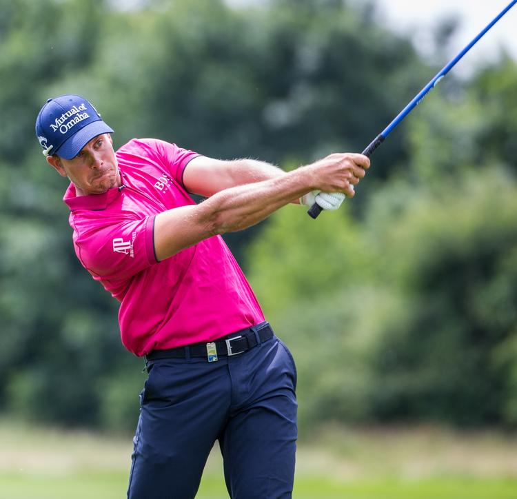 11.-PLADS. Med en score på 9 slag under par ligger Henrik Stenson (billedet) side om side med Lasse Jensen inden sidste runde af BMW International Open. 