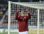 U21. Yussuf Poulsen ærgrer sig. 