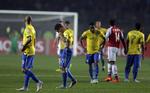 nedslået. Brasiliens favoritter må igen forlade en slutrunde før den finale, som nationen altid ser som en selvfølge. 