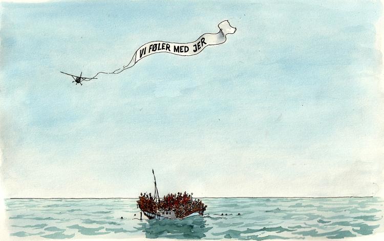 Tegning: Roald Als (arkiv) 