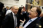Gruppeformand. Søren Gade (tv) må sande, at det ikke blev til en ny ministerpost i denne omgang. I stedet skal han holde styr på Venstres folketingsgruppe. 