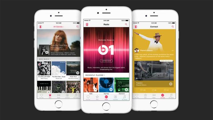 STREAMING. Apple Music lanceres i aften kl. 17 sammen med iOS 8.4. En time senere går Apples nye netradio, Beats 1, i luften (Foto: PR/Apple). 