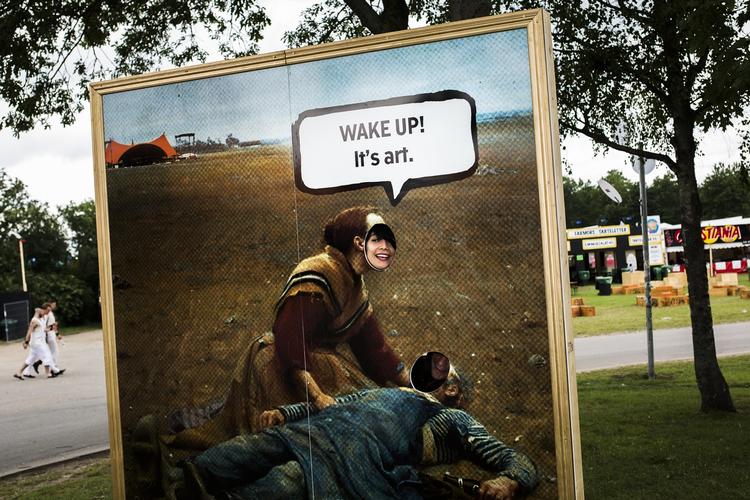 Vokseværk. Efter at Art Zone er kommet til, har udbuddet af kunst på Roskilde Festival aldrig været større. 