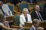 FORMAND. Pia Kjærsgaard er nu Folketingets førstemand - og den første kvinde i spidsen for folkestyret. 