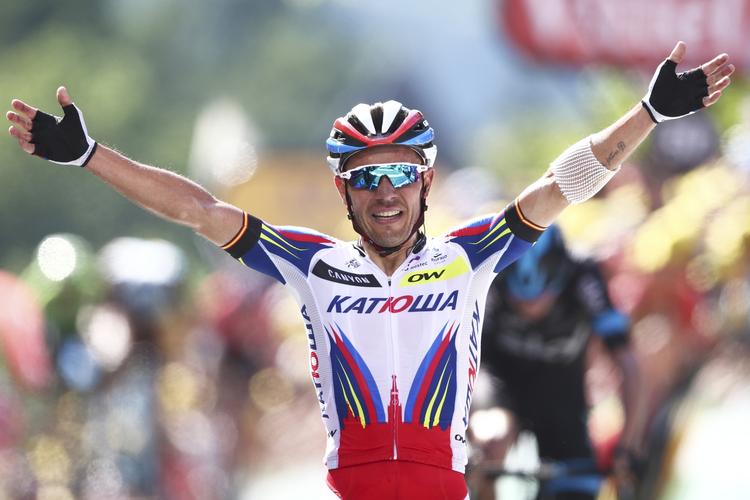 ETAPEVINDER. Spanieren Joaquim Rodriguez blev årets tredje etapevinder. 