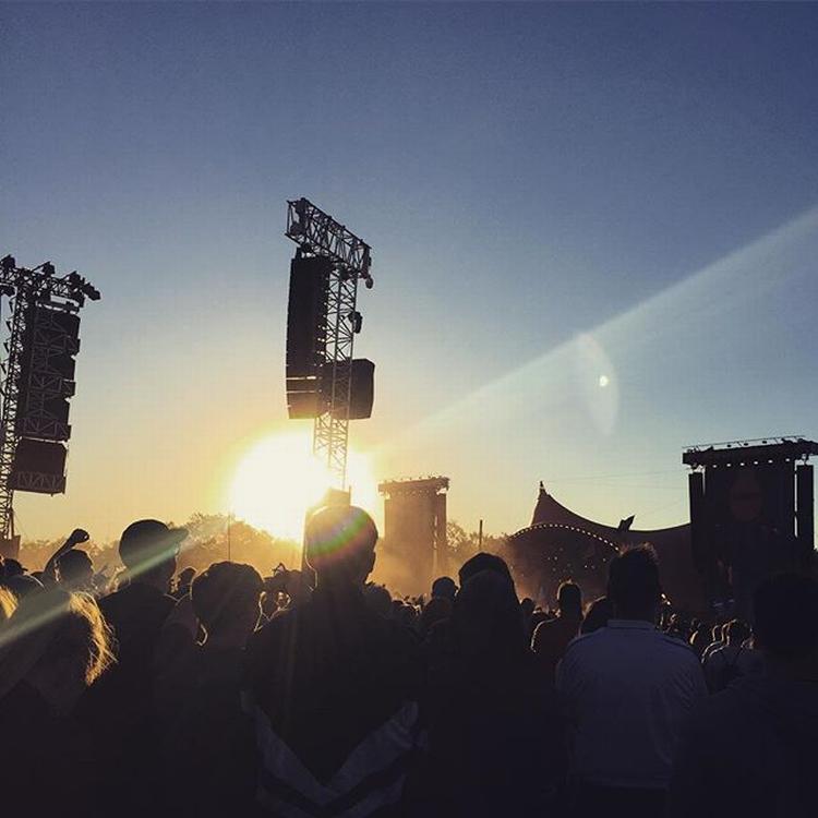 Sol. Der var høj sol under alle musikdagene på festivalen. 