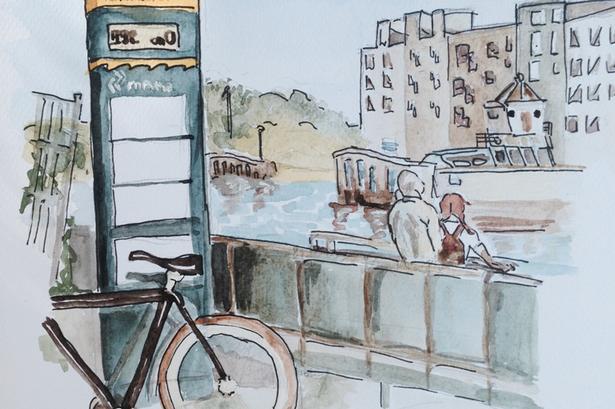 Nr. 8: Mette W. Kampmann har lavet dette nedslag fra Teglholmen i København: 