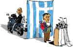 Exit. Økonomiprofessor Euclid Tsakalotos overtager posten som finansminister i Grækenland efter Yanis Varoufakis 