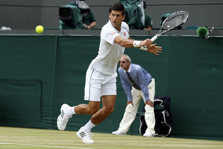 0-2. Efter at have tabt de første to sæt kom Novak Djokovioc stærkt tilbage mod Kevin Anderson. 