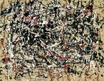 Falsk. Maleriet, solgt som et ægte Jackson Pollock, er et falskneri. Køberen var Jack Levy, bestyrelsesmedlem i Goldman Sachs. Han købte i alt fire falske malerier gennem galleriet M Knoedler &amp; Co. 