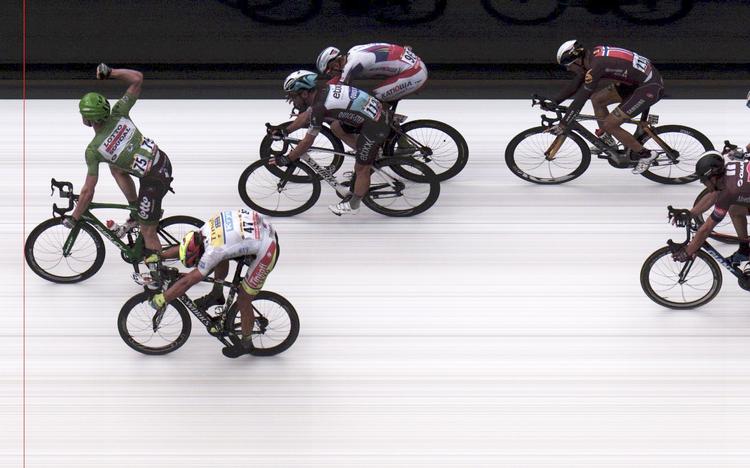 Tæt. I går blev Peter Sagan nummer to efter Andre Greipel, men torsdag kan blive hans dag i årets tour. 