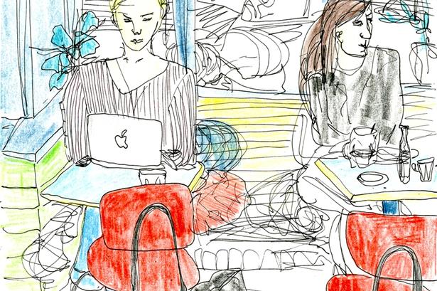 Nr. 17: AnnaMia Lindblom har indsendt denne cafesituation fra København. 