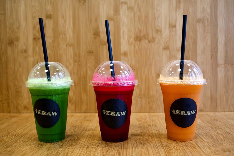 Juice. Hos 42ºRaw er der sunde juicer på menukortet. 