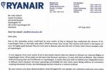 Uddrag. Ryanair har sendt et åbent brev til Serviceforbundet, hvor selskabet truer med at lukke basen i Billund. Læs hele brevet i linket i nedenstående artikel. 