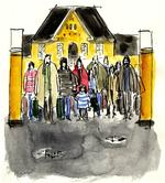 Tegning. Mette Dreyer 
