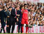 Klubskifte. Liverpools Raheem Sterling kan være på vej mod et skifte til Manchester City. 
