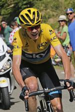Gult. Froome satte samtlige rivaler på dagens etape, der var den første bjergetape i årets Tour de France. 