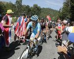 Tortour. Danske Jakob Fuglsang gjorde en god figur på gårsdagens etale, men i dag gik han død i varmen. 