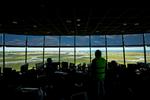 OVERBLIK. Flyvelederne i kontroltårnet har lufthavnens bedste overblik over byggearbejdet. 
