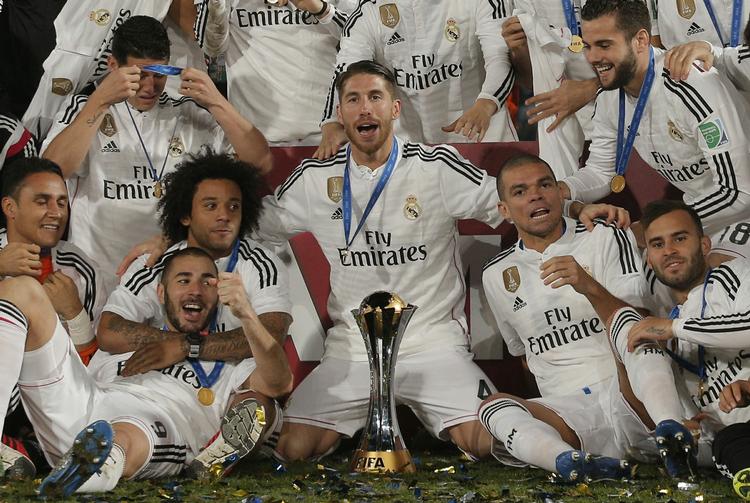Succes. Real Madrid vandt i 2014 VM for klubhold, men de betydende trofæer i 2015 udeblev. Alligevel er klubben verdens mest værdifulde. 