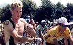 Genforening. Brian Holm har luftet idéen om at samarbejde med Bjarne Riis. Her ses de to som ryttere Tour de France i 1996. 
