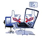 Like. Vincent F. Hendricks begrunder hvorfor idéen om hans profil skal dø. Tegning: Jørn Villumsen 