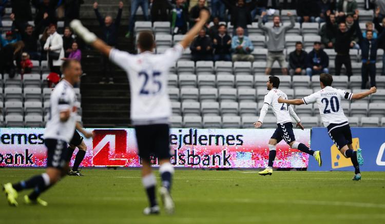 Jubel. AGF starter en ny tid i Superligaen med en sejr over Brøndby. 