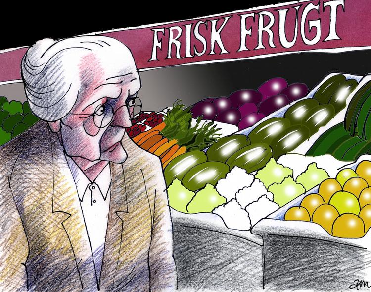 Tegning. Anne-Marie Steen Petersen 