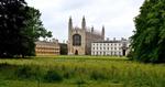 BAGSIDEN. Fra engen på floden Cams modsatte bred har man fint udsyn til det 500 år gamle King's College Chapel. 