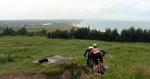 UDFORDRENDE. Det 22 kilometer lange mountainbike-spor i Svinkløv Klitplantage er et af landets bedste og har betydet vækst i turismen i området. 