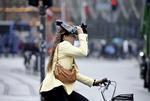 Vådt. DMI forventer, der falder omkring 5-10 millimeter regn i København her til formiddag. 