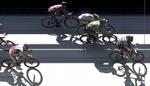 SPURT. Britiske Cavendish kører her først over stregen. Efter ham kommer tyske Greipel, slovakiske Sagan, tyske Degenkolb og norske Kristoff. 